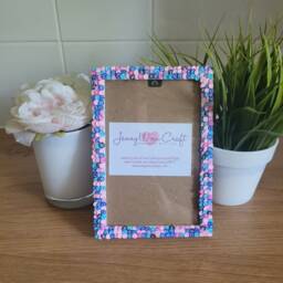 Colourful Fimo Zodiac Symbol Slices Photo Frame 4 X 6 Inches - thumbnail 1