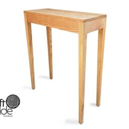 Handmade Ash Console Table Narrow Solid Wood Sofa Side Table - thumbnail 2