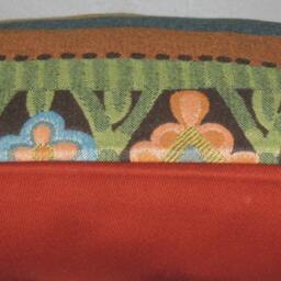"Victorian & Floral Pattern Decorative Pillow Cover-24""x24" - thumbnail 3