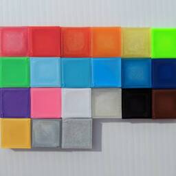 3D Printed Box With Diagonal Stripe Design - thumbnail 4