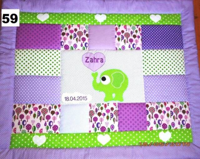 Baby Blanket, Quilt, Patchwork Crawlblanket, Children's Decke According To Your Wunsch Changes At No Extra Charge - image 1