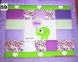 Baby Blanket, Quilt, Patchwork Crawlblanket, Children's Decke According To Your Wunsch Changes At No Extra Charge - thumbnail 1