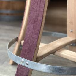 "Bar Stool Made Of Wine Barrel Staves ""Concave" - thumbnail 3