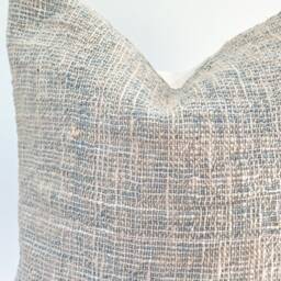 Brown Tribal Hemp Hand Woven Natural Dye Color Pillow Cover - thumbnail 2