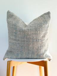 Brown Tribal Hemp Hand Woven Natural Dye Color Pillow Cover - thumbnail 1