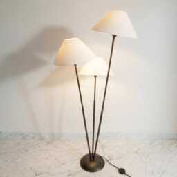 Enchanting Glow The Brown Triple Shade Floor Lamp - thumbnail 3
