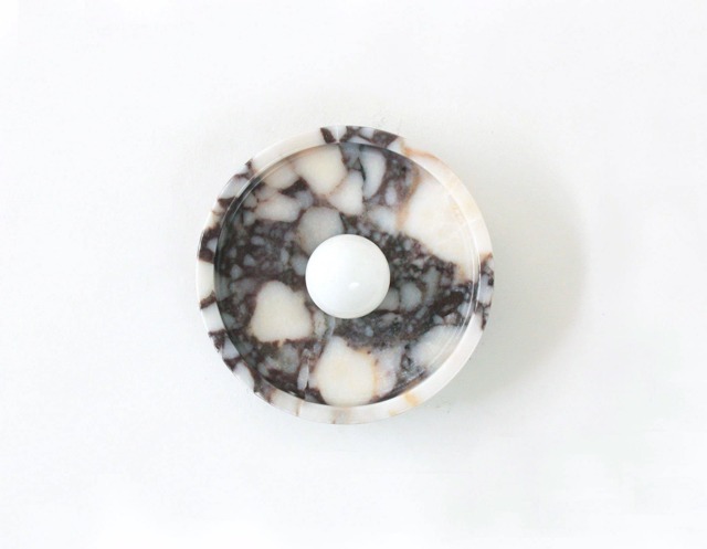 Calacatta Viola Marble Minimalist Sconce Light Vanity Wall Fixture Kitchen Bathroom Lamp - image 1