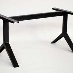 "Modern Metal Dining Table Base - 28"" H X 24"" W 52" - thumbnail 3