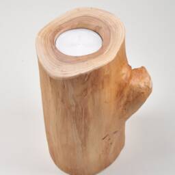 Candle Holder-Tea Light Holder-Wood-Mountain Ash - thumbnail 3