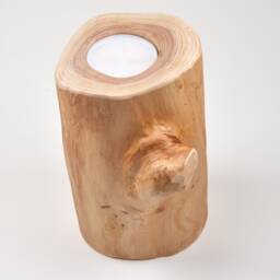 Candle Holder-Tea Light Holder-Wood-Mountain Ash - thumbnail 2
