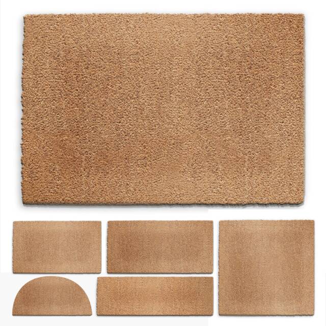 Coir Doormat - Door Mat PVC Back Front Door Mat - image 1