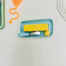 Butter Stick Wall Hanging/ Dopamine Decor/ Maximalist Fake Food/ Food Pop Art/ Sculpture/ Funky Unique Gift - thumbnail 2