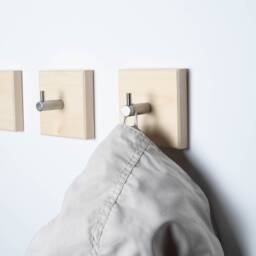 Coat Rail // Different Variants Simply Made Of Solid Wood Handmade - thumbnail 2