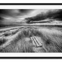 Driftwood, Norfolk Beach, Art, Black & White Print, Wall Photography, Poster - thumbnail 2