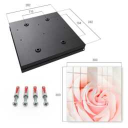 Romantic Rose Wall Mounted Key Cabinet, Pink Box For Wall, Minimalist Flowers & Plants, Lovers Of Nature Subtle Beauty - thumbnail 4