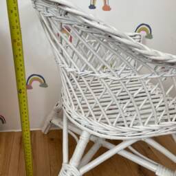 Wicker Chair, Rattan Toddler Kids Wicker Armchair, Child Furniture, Baby - thumbnail 4