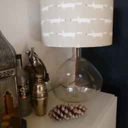 Handmade Drum Lampshade Scion Little Fox Fabric, 40cm - thumbnail 3