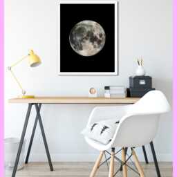 Space - Astronomy Earth Moon 1 Planet Printable Print -Decor Photo Wall Art Digital Download - thumbnail 2