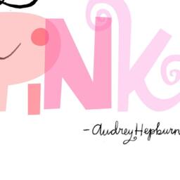 I Believe in Pink Wall Art Print, Audrey Hepburn Quote, Girl Nursery Decor, Feminine Art, Teen Room Coquette Decor - thumbnail 3