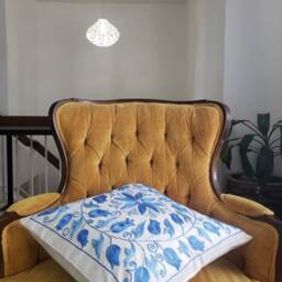 Suzani Pillow Case, Handmade Embroidered Pillow Cover, Cushion Cover - thumbnail 3