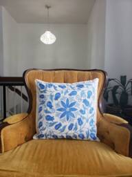 Suzani Pillow Case, Handmade Embroidered Pillow Cover, Cushion Cover - thumbnail 1