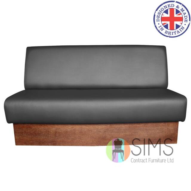 Modular Plain Back Banquette Fitted Bench Booth Seating - Cafe, Kitchen, Bar - image 1