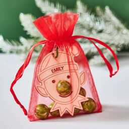 Personalized Chocolate Elf Decoration - Christmas Stocking Filler