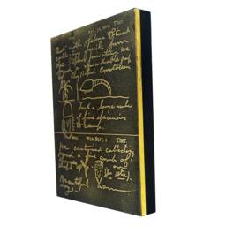 Charles Walcott's Field Notebook Etched in Brass On Artblock - thumbnail 2