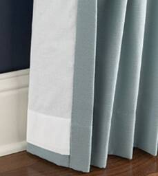 White Satin, Cotton Lining Or Blackout For Custom Made Curtains That We Make - thumbnail 1