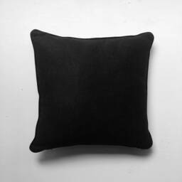 Black Plaid Cotton Pillow - thumbnail 3
