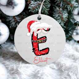 Personalised Kids Christmas Decoration - Grandson Gift Custom Bauble For Boys & Girls Stocking Filler Eve Box