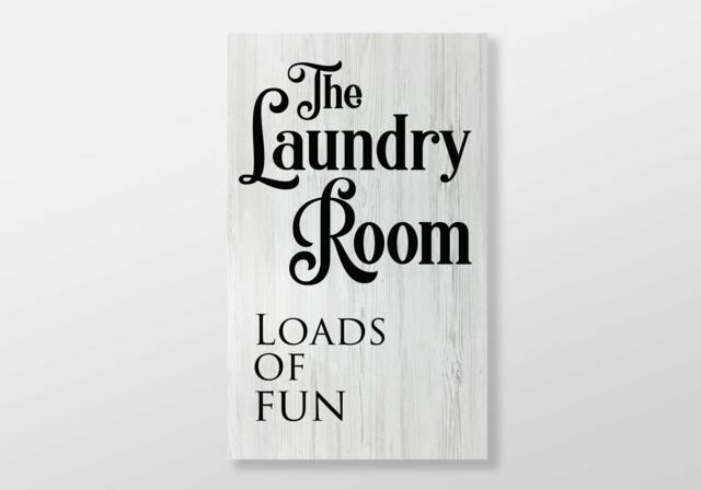 Laundry Room Decor, Laundry Sign, Symbols, Symbols Funny Bathroom Signs, Wall Decal - image 1