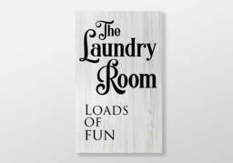 Laundry Room Decor, Laundry Sign, Symbols, Symbols Funny Bathroom Signs, Wall Decal - thumbnail 1
