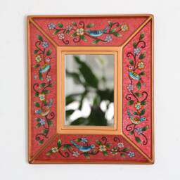 "Peruvian Mirrors ""Bird Red" - thumbnail 4