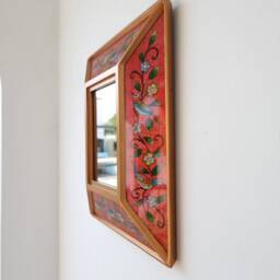 "Peruvian Mirrors ""Bird Red" - thumbnail 3