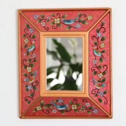 "Peruvian Mirrors ""Bird Red"