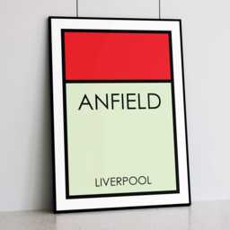 Anfield Stadium Art Print Liverpool Football Club, Contemporary Design - thumbnail 1