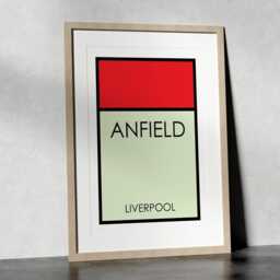 Anfield Stadium Art Print Liverpool Football Club, Contemporary Design - thumbnail 2