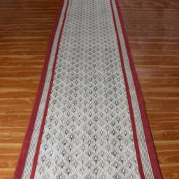 Hand Block Printed Stair Runner Rug Mustard Yellow Kilim, Custom Size - thumbnail 4