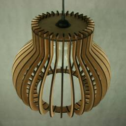 Lamp3/Wooden Hanging Lamp Pendant Lighting Laser Cut Design Lamp - thumbnail 2