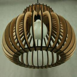 Lamp3/Wooden Hanging Lamp Pendant Lighting Laser Cut Design Lamp - thumbnail 3