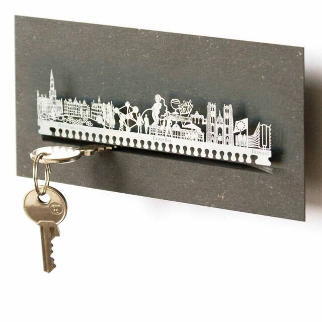 Brussels Souvenir Gift Tube - Iconic Landmarks & Comics Silhouette - Perfect Memorabilia For Tourists Ideal Gift - image 1