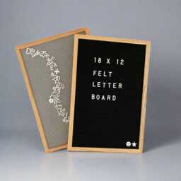 Wooden Letter Board Rustic Frame Message Modern Farmhouse Milestone Baby Shower Decor Wedding Favors Event Planner Menu Display - thumbnail 2