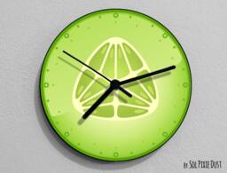 Cucumber Fruit Wall Clock - thumbnail 1