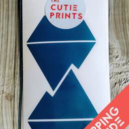 Blue Iceberg Mountain Wall Decals Decor Stickers Nursery Baby Boy Modern & Scandinavian - thumbnail 2