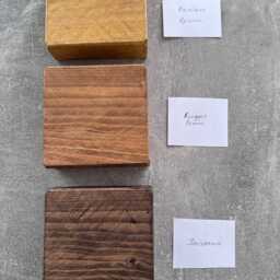Rustic Wooden Reclaimed Timber Bedside Tables Solid Wood Square Side Table Scaffold Board - thumbnail 4