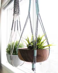 Macrame Plant Hanger, Hanging Planter, Cat-Friendly, No Tasselno Tariffs/Fees To Usa