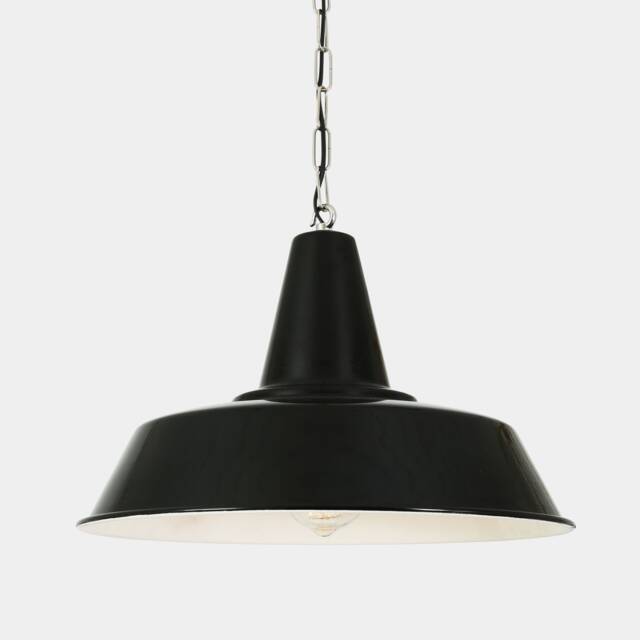 Nassau Industrial Factory Pendant Light 15.3'' - 39cm - image 1