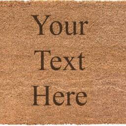 Personalised Engraved Coir Door Mat Welcome House Warming Gift Home Doormat - thumbnail 2