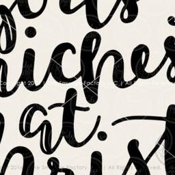 Grace Bible Verse Print, Hand Lettered Christian Wall Art - Digital Download - thumbnail 3